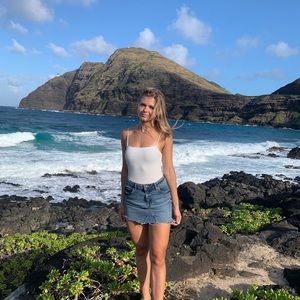 Denim Jean Skirt (Mini)